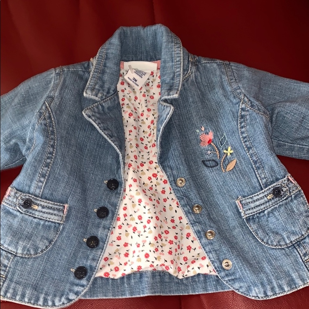 Baby jean jacket (3 months)